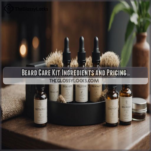 Beard Care Kit Ingredients and Pricing