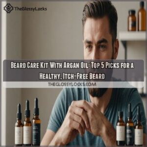 Beard care kit with argan oil