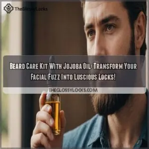 Beard care kit with jojoba oil