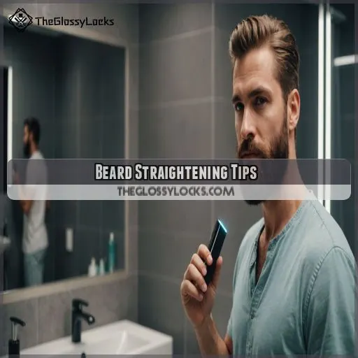 Beard Straightening Tips