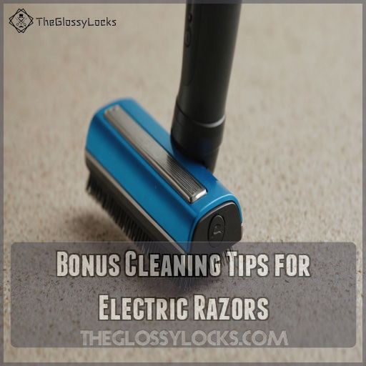 Bonus Cleaning Tips for Electric Razors