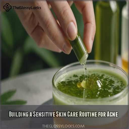 Building a Sensitive Skin Care Routine for Acne