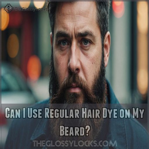 Can I Use Regular Hair Dye on My Beard