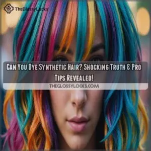 can you dye synthetic hair