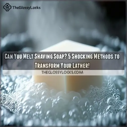 can you melt shaving soap