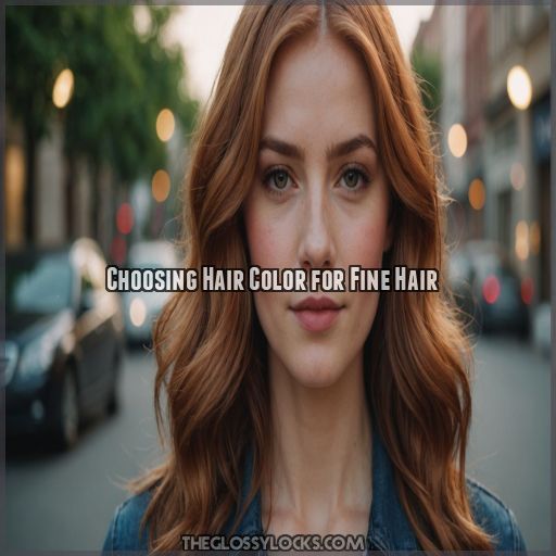 Choosing Hair Color for Fine Hair