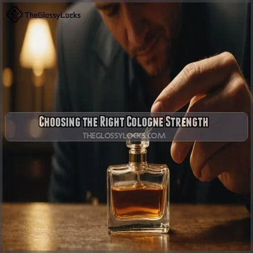 Choosing the Right Cologne Strength