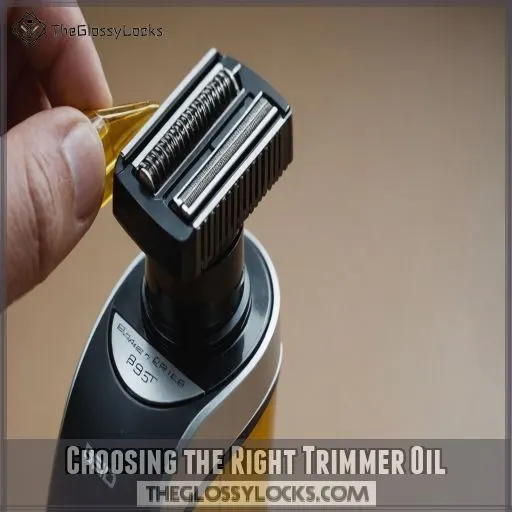 Choosing the Right Trimmer Oil