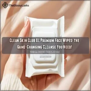 clean skin club xl premium face wipes review