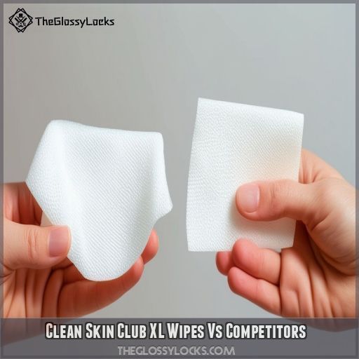 Clean Skin Club XL Wipes Vs Competitors