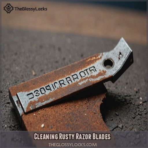 Cleaning Rusty Razor Blades