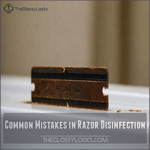 Common Mistakes in Razor Disinfection