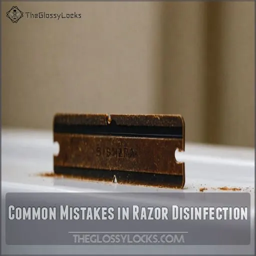Common Mistakes in Razor Disinfection