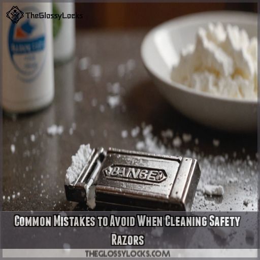 Common Mistakes to Avoid When Cleaning Safety Razors