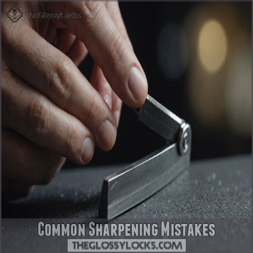 Common Sharpening Mistakes