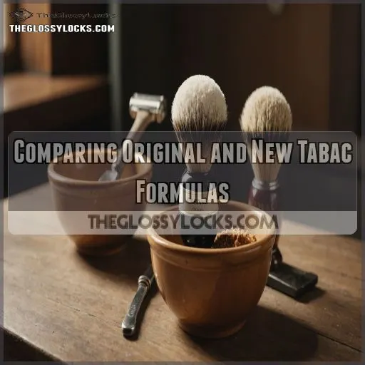 Comparing Original and New Tabac Formulas