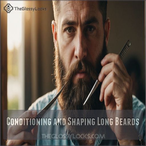 Conditioning and Shaping Long Beards