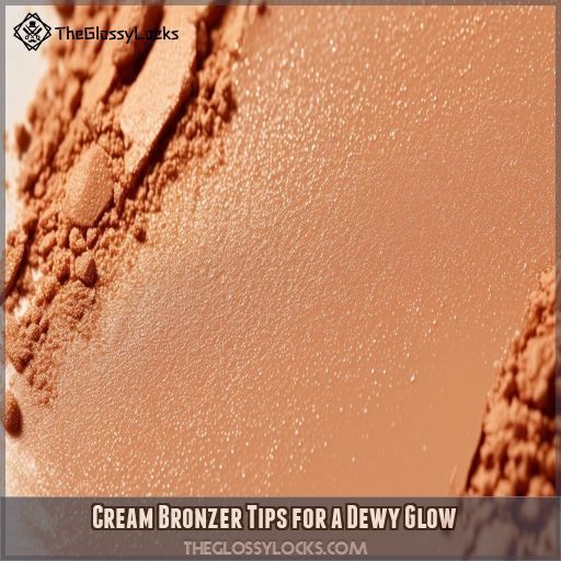 Cream Bronzer Tips for a Dewy Glow