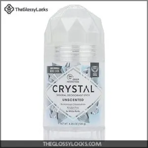 CRYSTAL Deodorant Stick, Unscented, 4.25