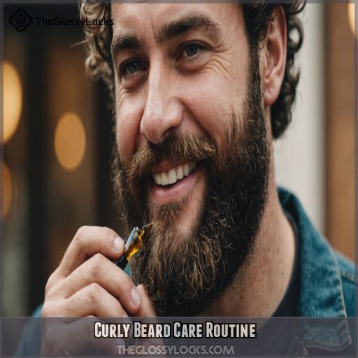 Curly Beard Care Routine