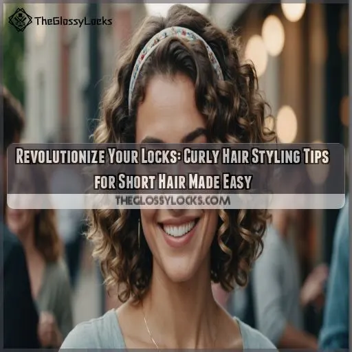 Curly hair styling tips for short hair