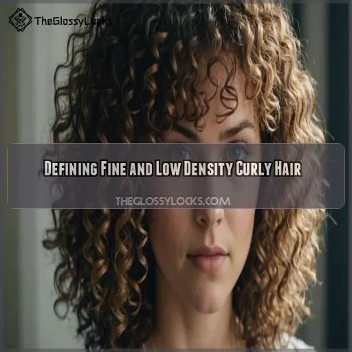 Defining Fine and Low Density Curly Hair