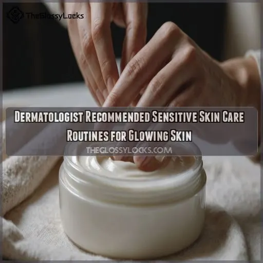 Dermatologist recommended sensitive skin care routines