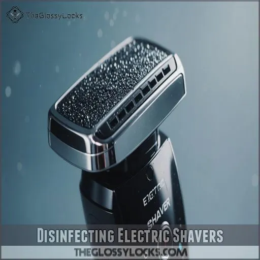 Disinfecting Electric Shavers