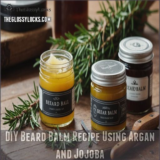 DIY Beard Balm Recipe Using Argan and Jojoba