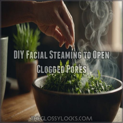 DIY Facial Steaming to Open Clogged Pores