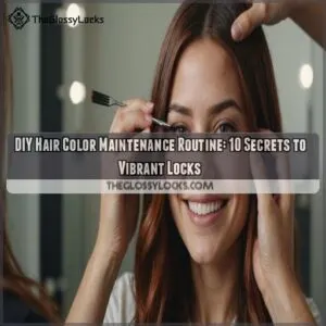 DIY hair color maintenance routine