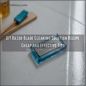 DIY Razor Blade Cleaning Solution Recipe