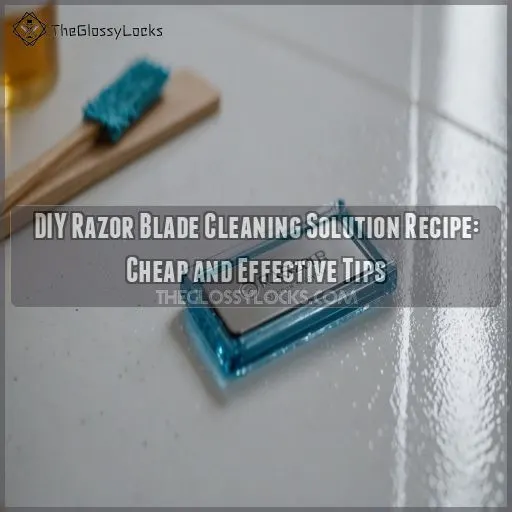 DIY Razor Blade Cleaning Solution Recipe