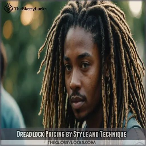 Dreadlock Pricing by Style and Technique