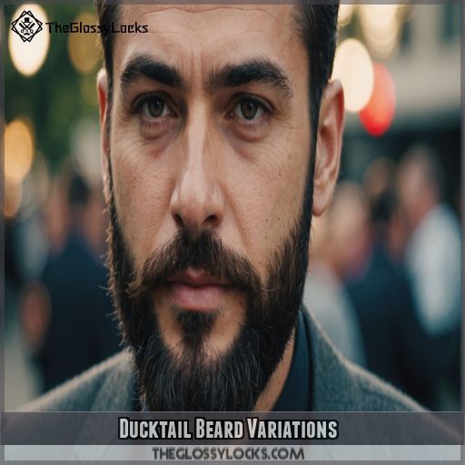 Ducktail Beard Variations