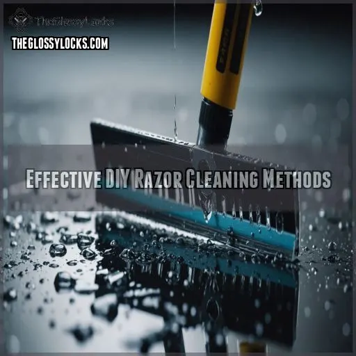 Effective DIY Razor Cleaning Methods