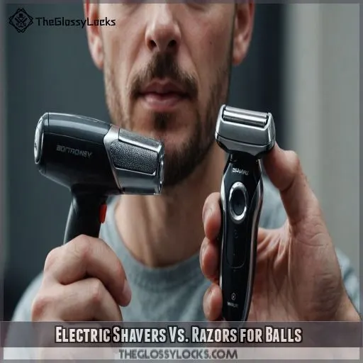 Electric Shavers Vs. Razors for Balls