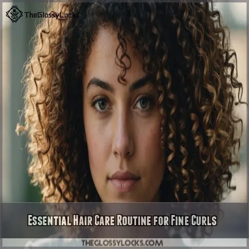 Essential Hair Care Routine for Fine Curls