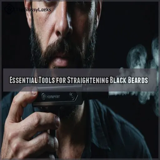 Essential Tools for Straightening Black Beards