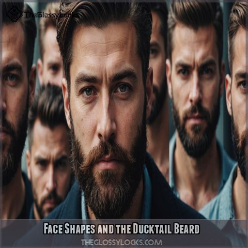 Face Shapes and the Ducktail Beard