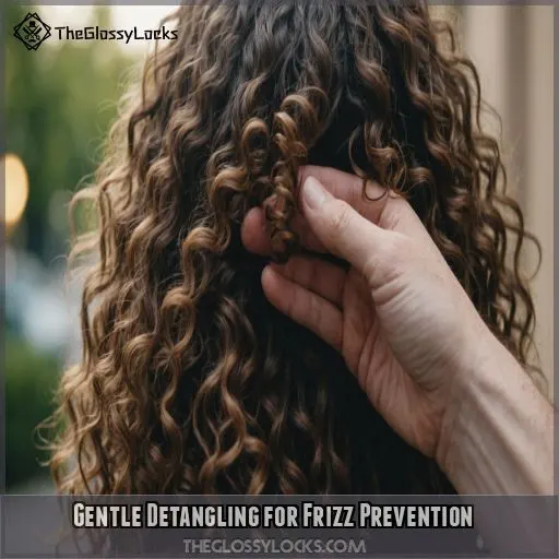 Gentle Detangling for Frizz Prevention