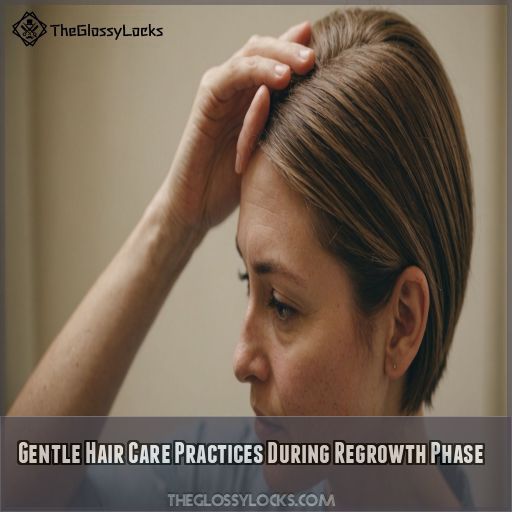 Gentle Hair Care Practices During Regrowth Phase