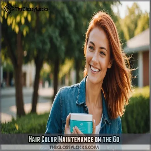 Hair Color Maintenance on the Go