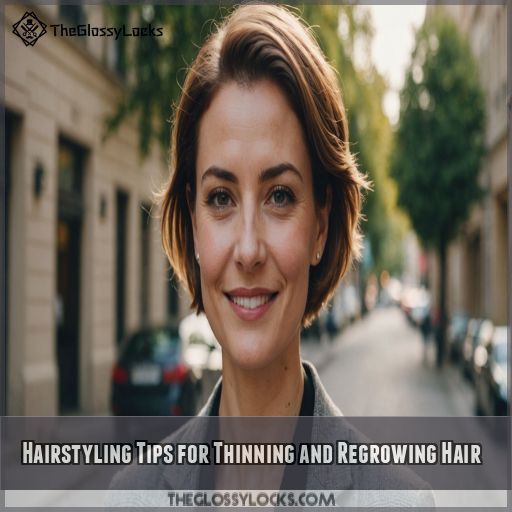 Hairstyling Tips for Thinning and Regrowing Hair