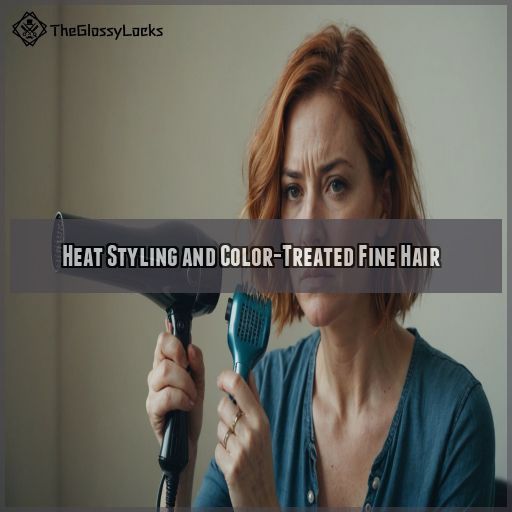 Heat Styling and Color-Treated Fine Hair