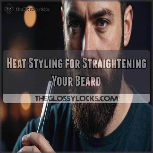 Heat Styling for Straightening Your Beard