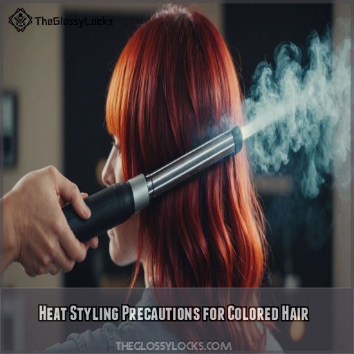 Heat Styling Precautions for Colored Hair