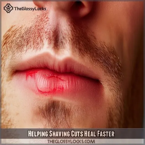 Helping Shaving Cuts Heal Faster