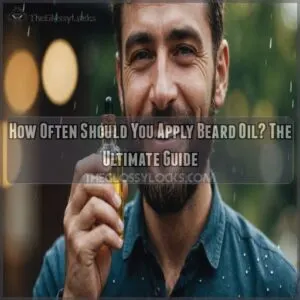 how often to apply beard oil