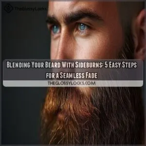 how to blend beard with sideburns